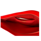 Louboutin Clutch, Loubiposh Matte Leather Bag, Neon Pink