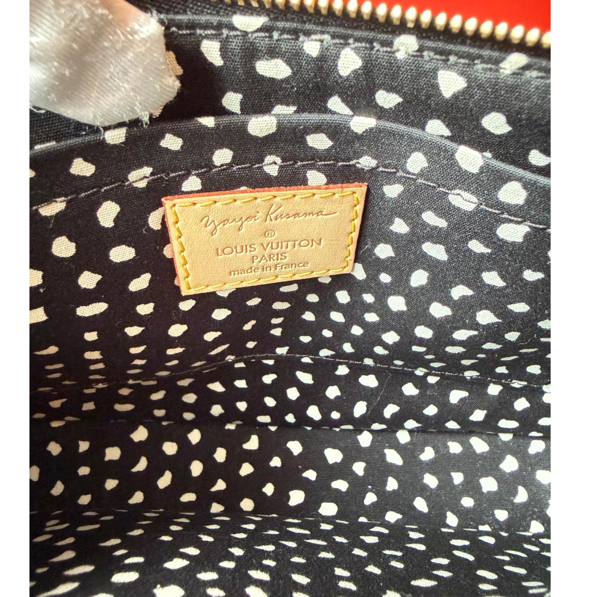 Louis Vuitton x Kusama Pochette dots schwarz/weiss, 2012