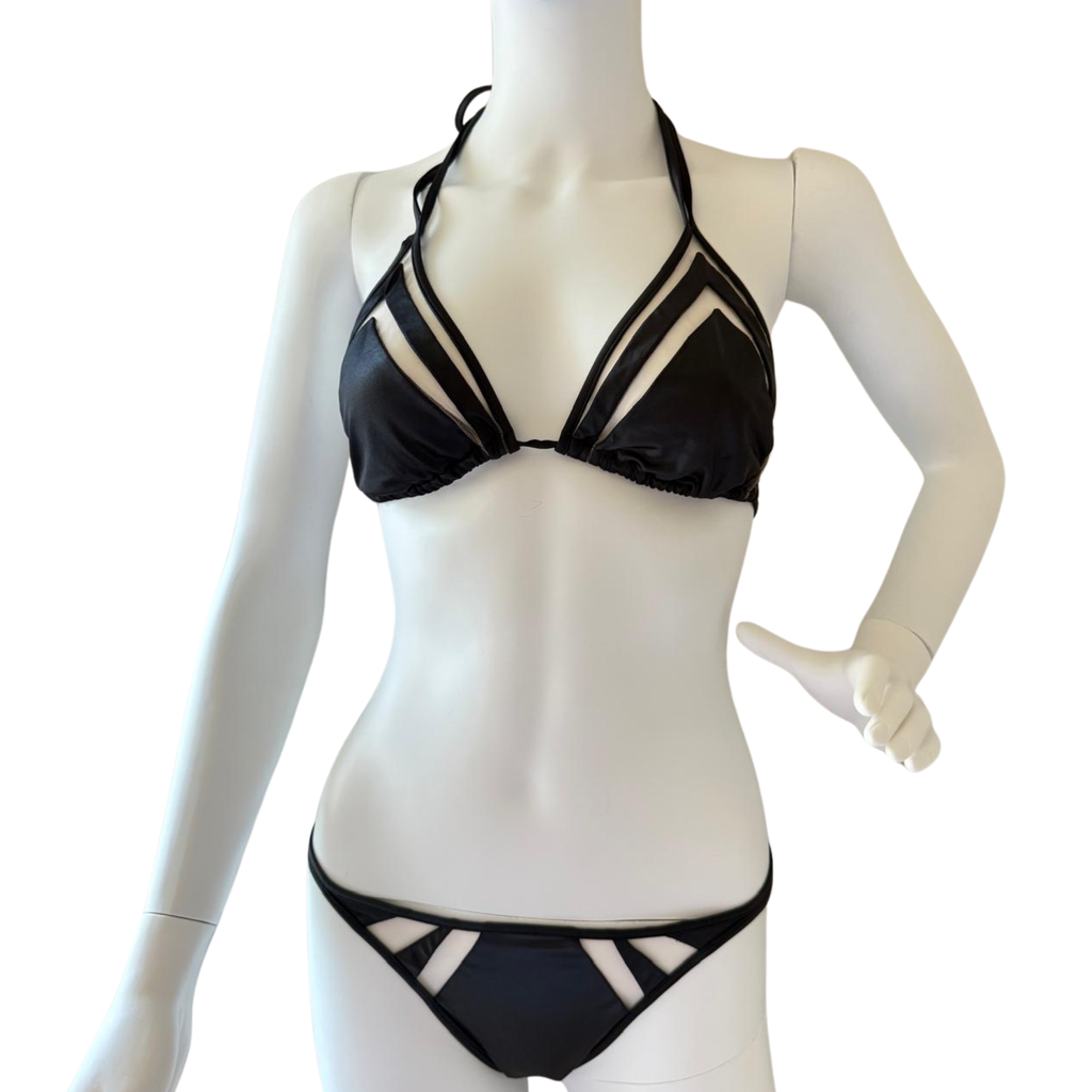 Agent Provocateur, schwarz glänzend
