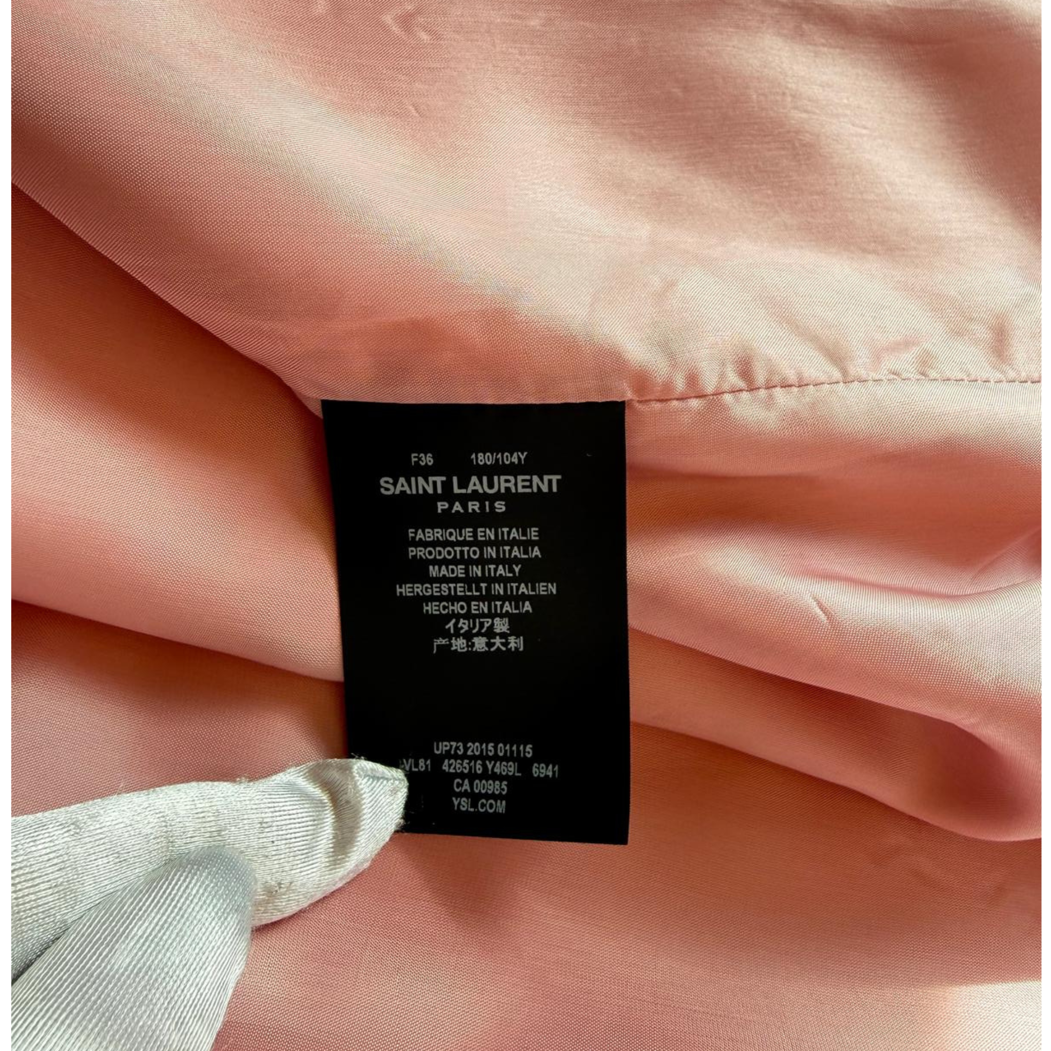 Saint Laurent Jacke, Satin