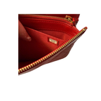 Chanel Pochette aus rotem Kalbsleder