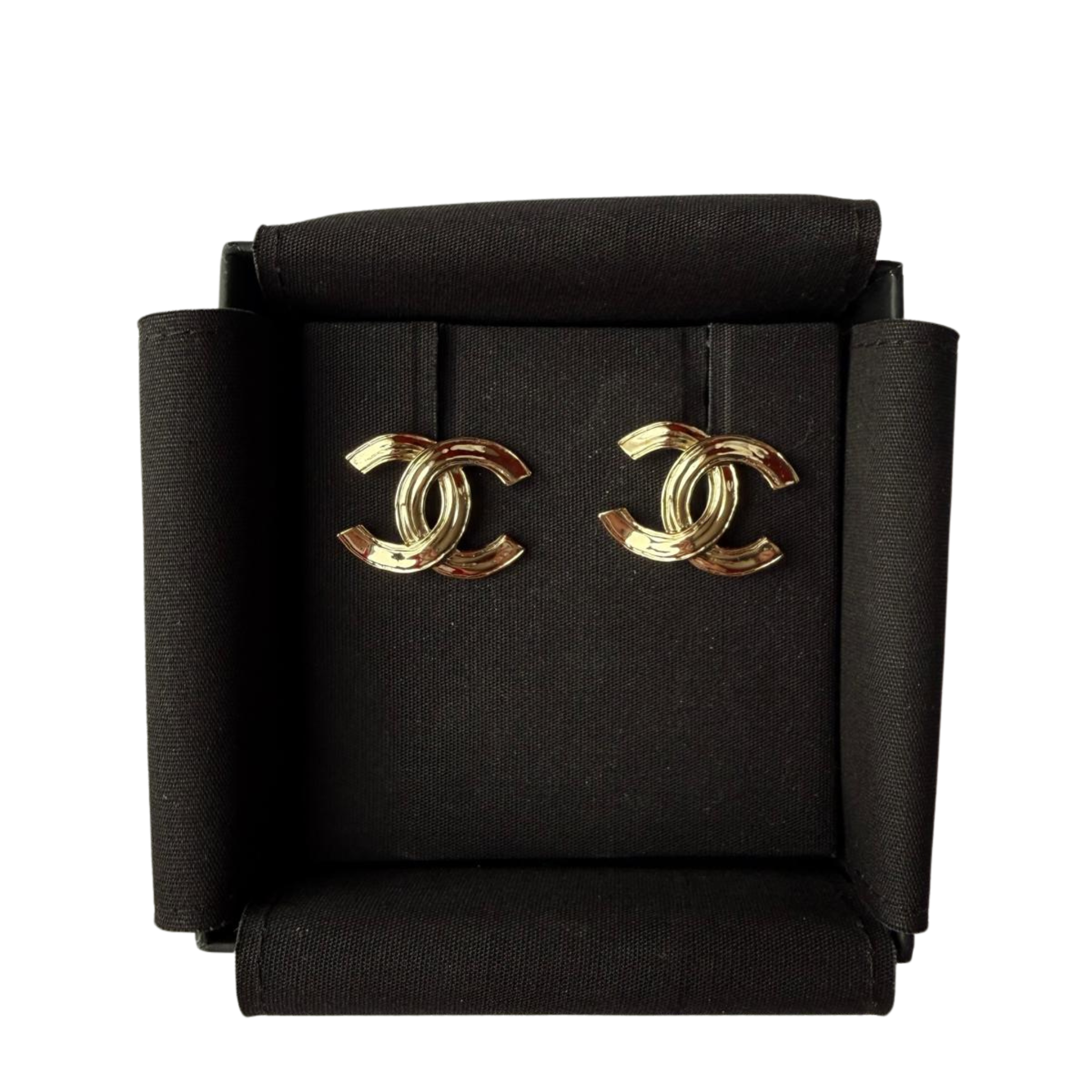 Chanel Ohrstecker, champagner