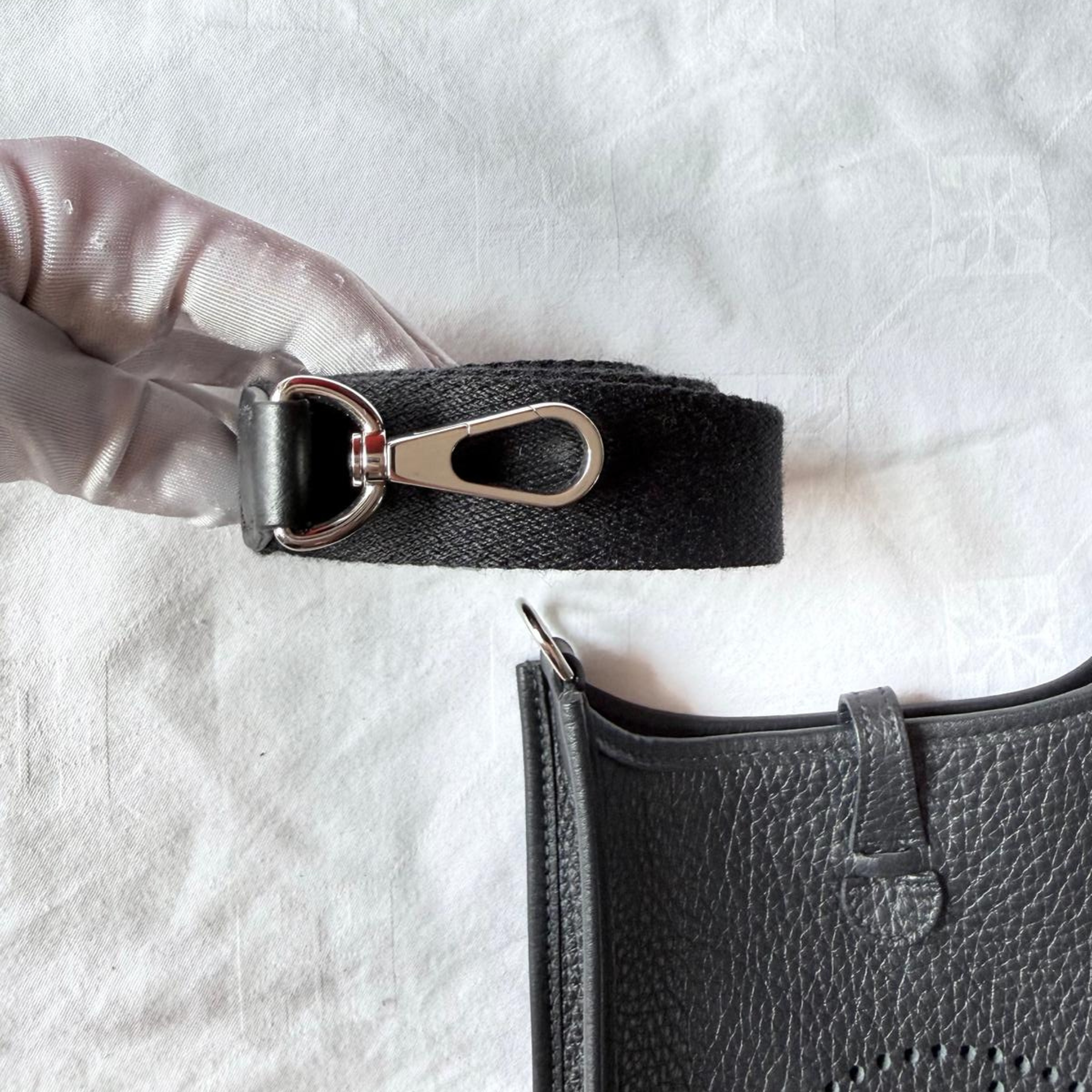 Hermès Evelyne TPM Schwarz, SHW