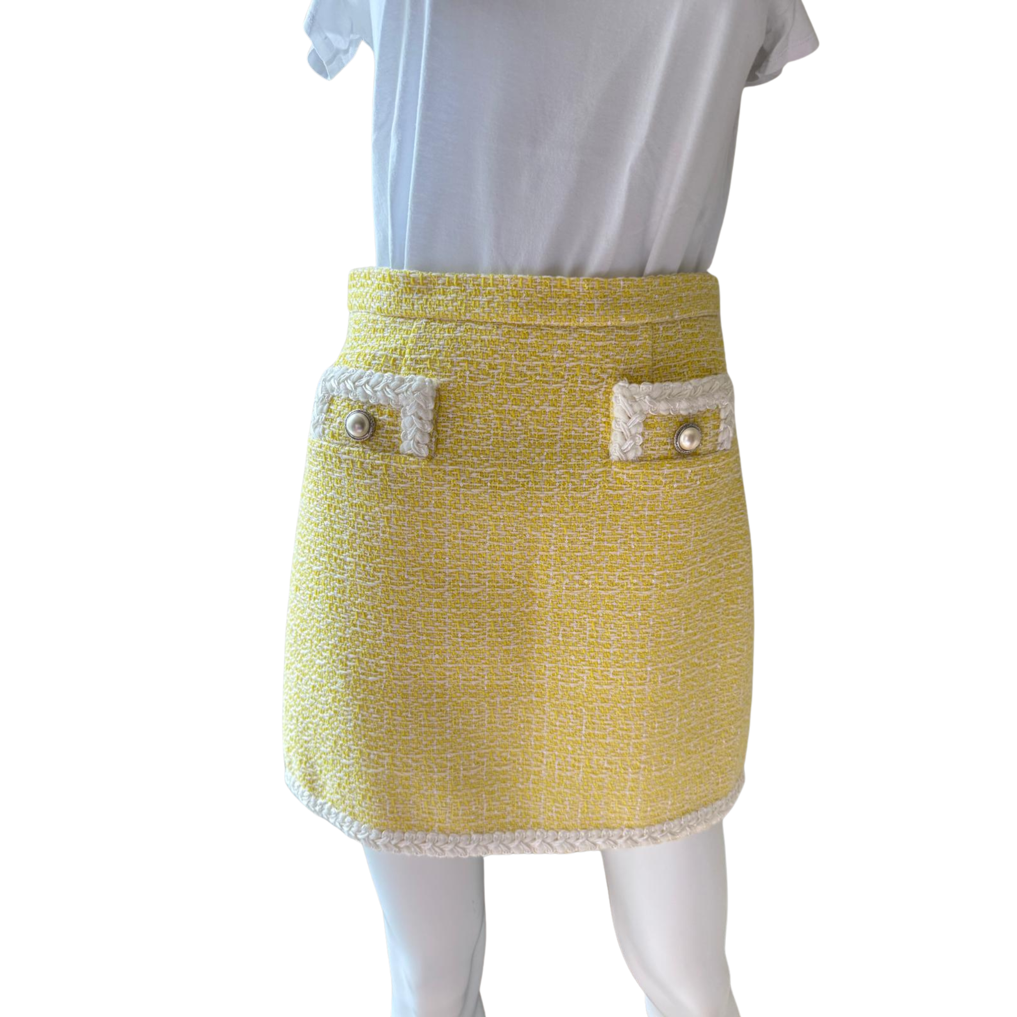 Alessandra Rich Tweed Rock