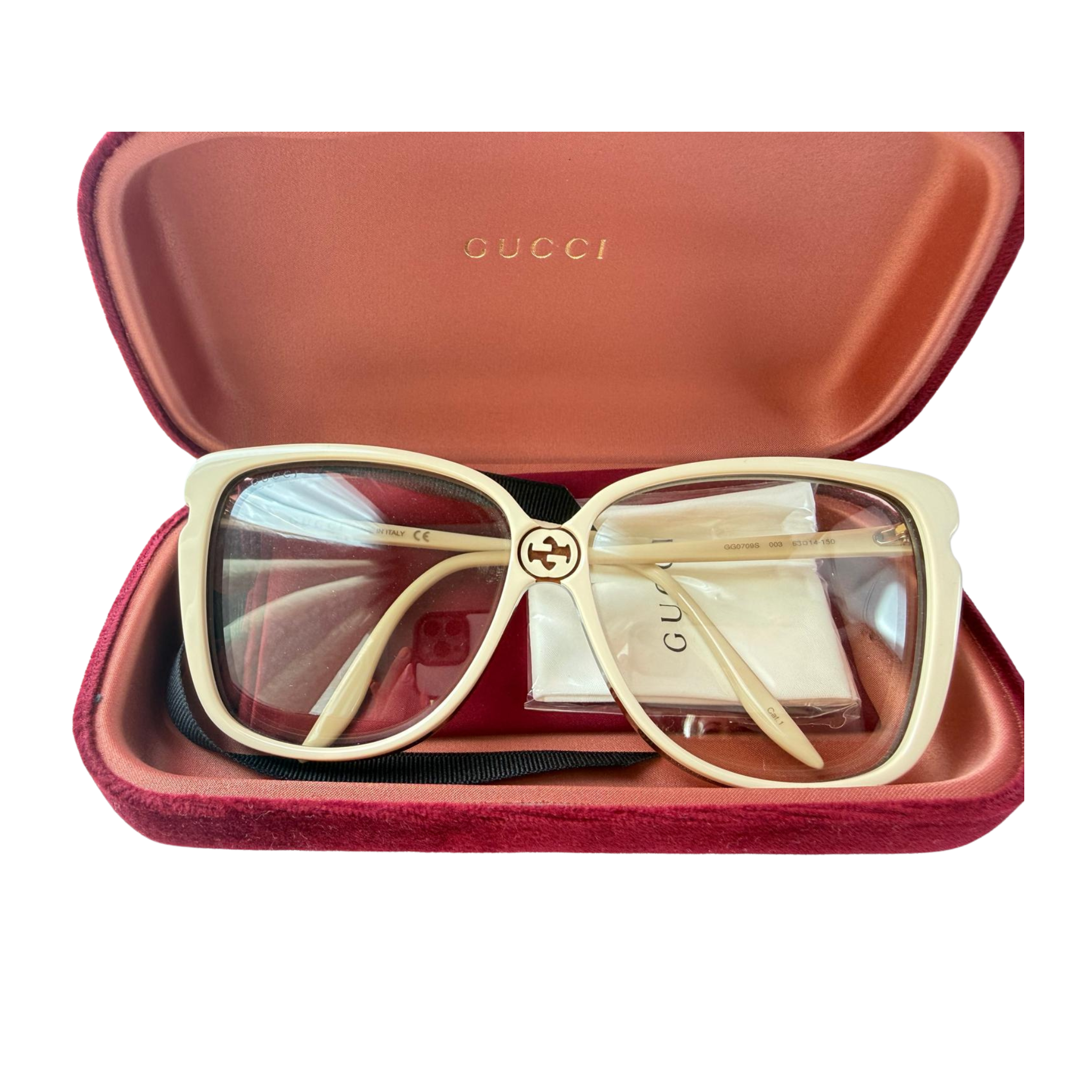 Gucci Brille elfenbein