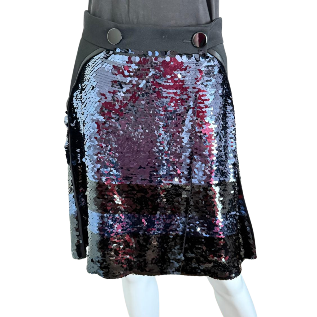 Louis Vuitton Paillettenwickelrock