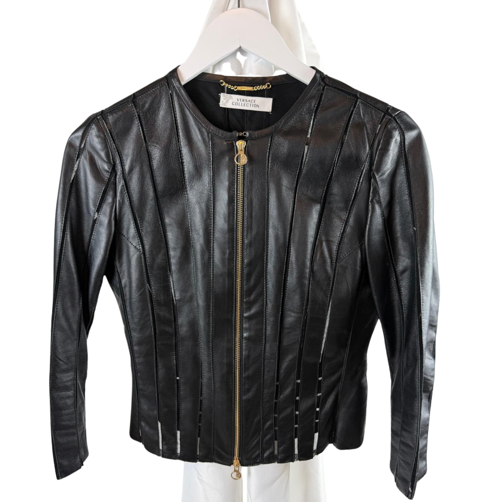 Versace Lederjacke