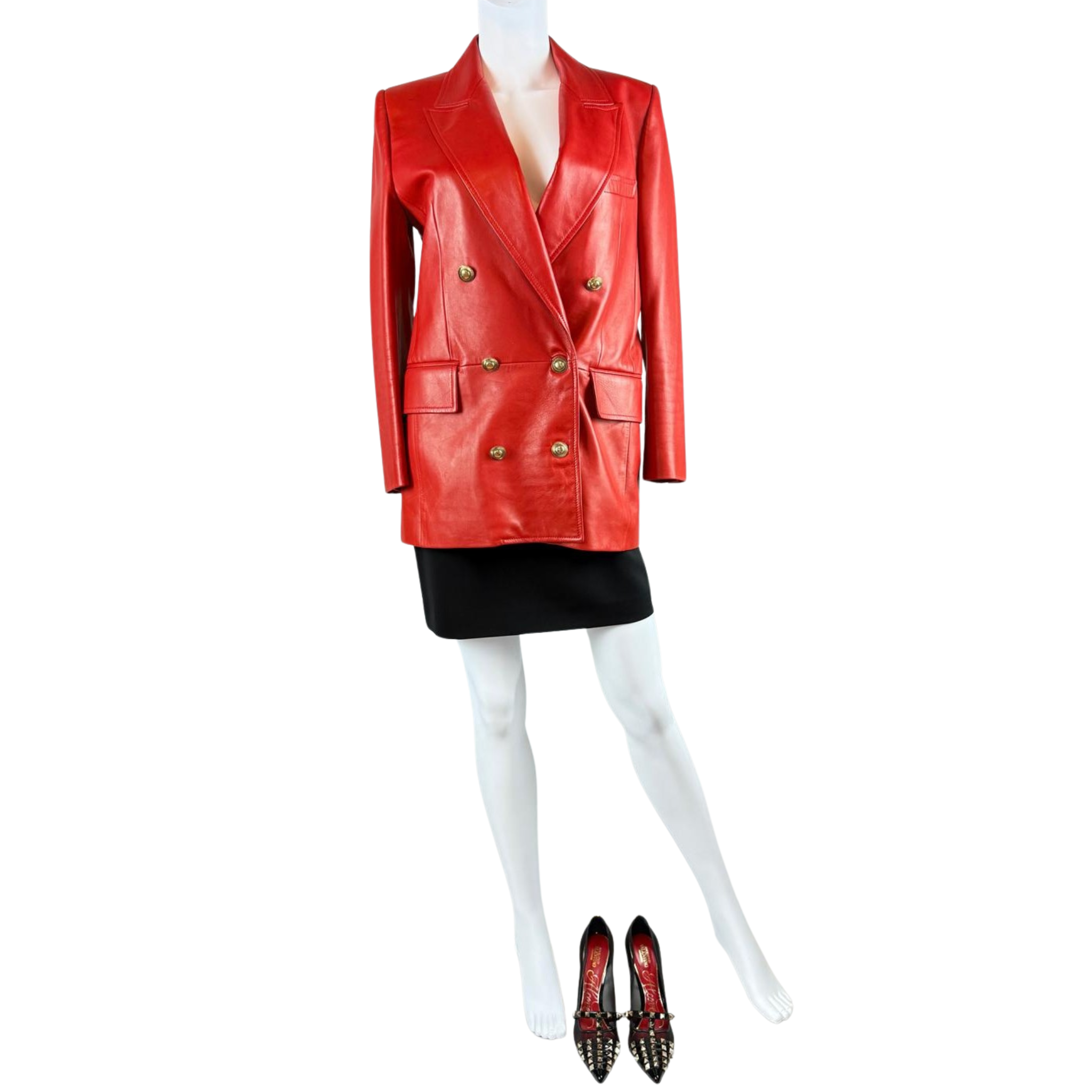 Saint Laurent Lederjacke