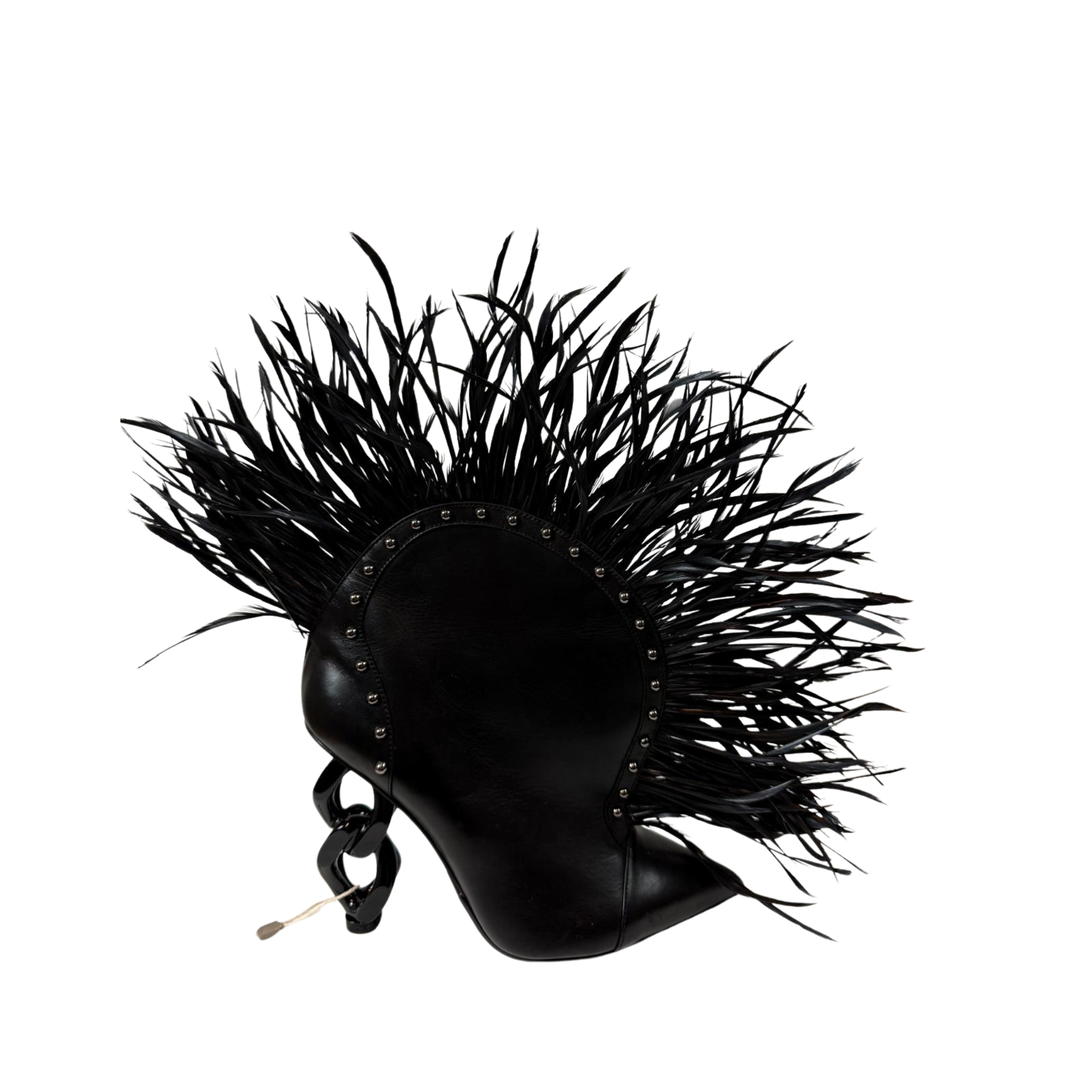 Balmain Stiefel mit Federn, Gr. 38