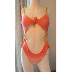 Agent Provocateur, Badeanzug orange gelb