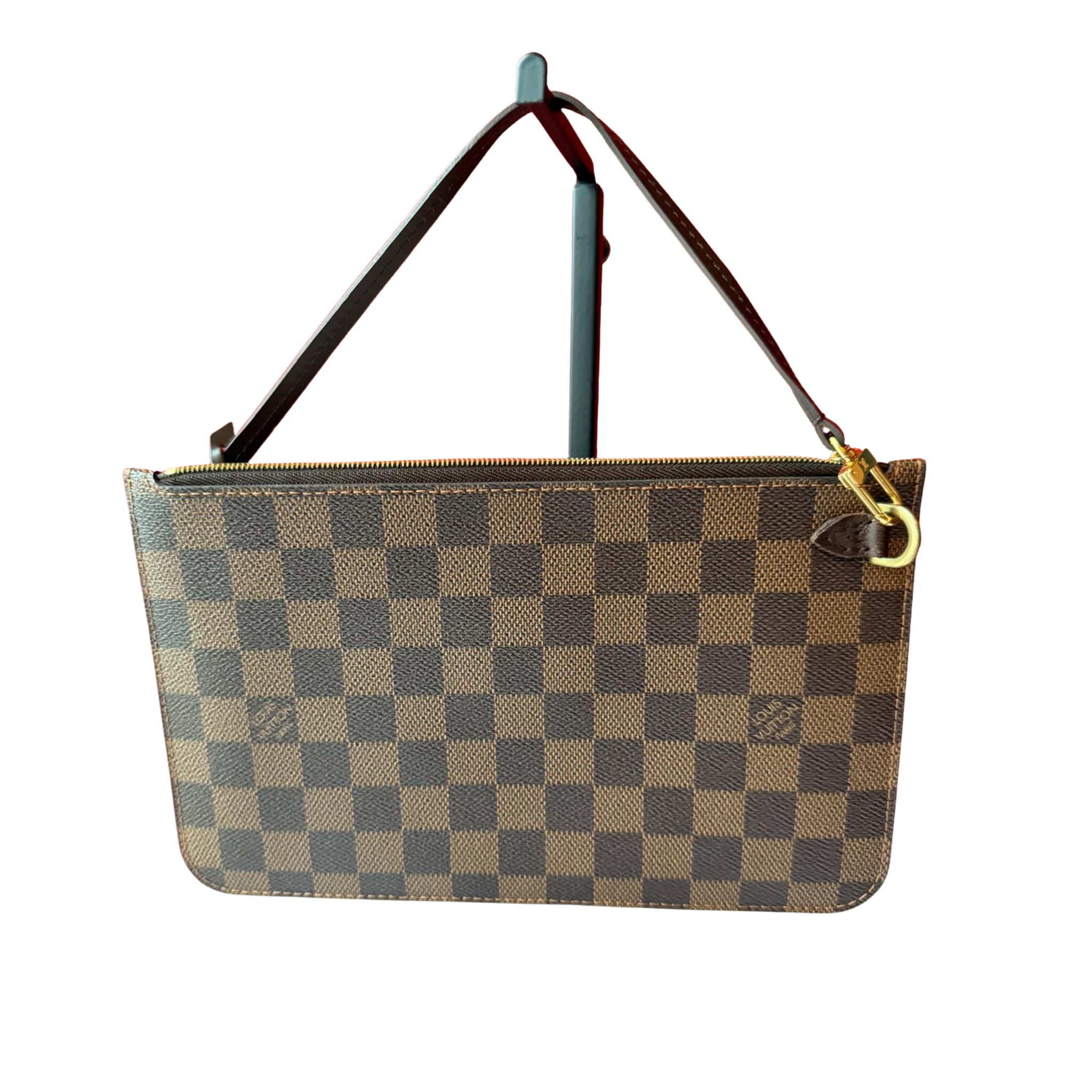 Louis Vuitton Pochette Damier ébène, Neuwertig!