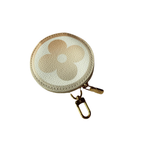 Louis Vuitton Mini Wallet und Taschenschmuck, rose/beige