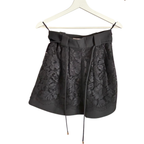 Valentino High Waisted Floral Lace Culotte Shorts