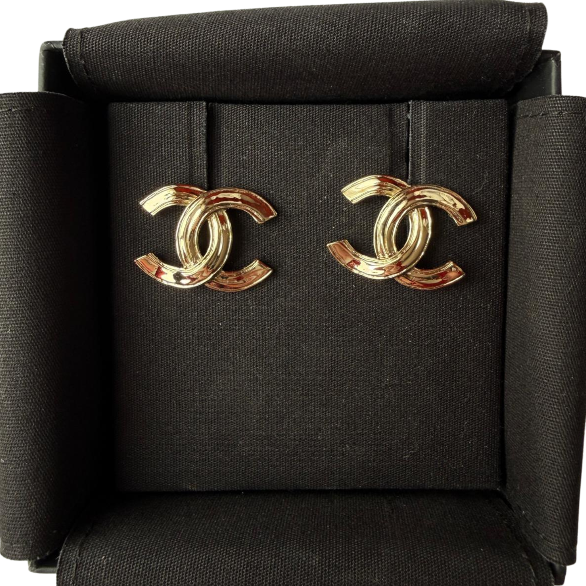 Chanel Ohrstecker, champagner