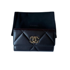 Chanel 19 Long Flap Wallet, Kalbsleder