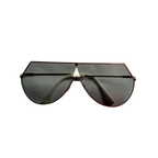 Fendi Eyeline Sonnenbrille im Aviator-Stil mit einem goldenen Rahmen