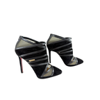 Louboutin Mesh Wildleder, Gr. 37.5