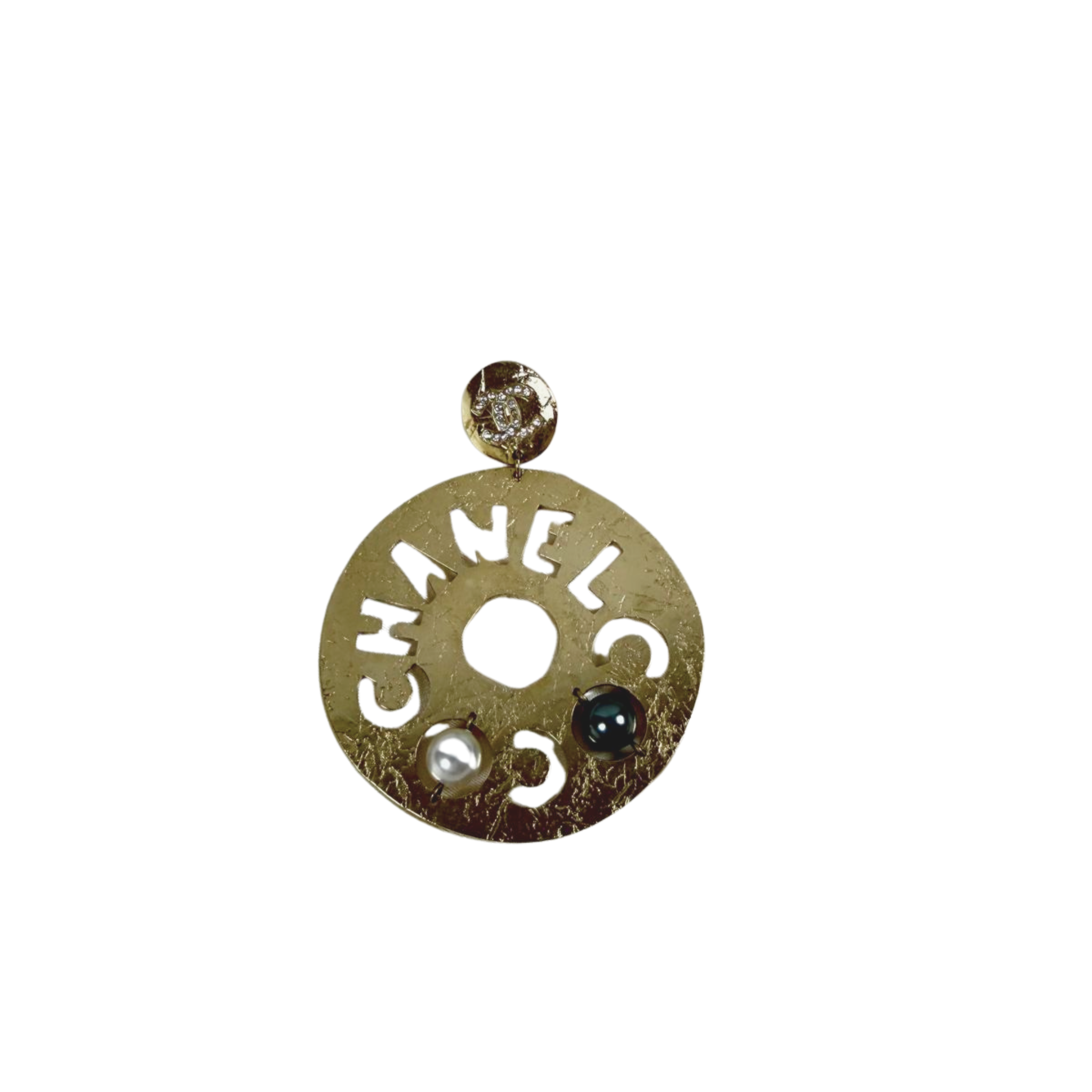 Chanel Ohrringe Champagner