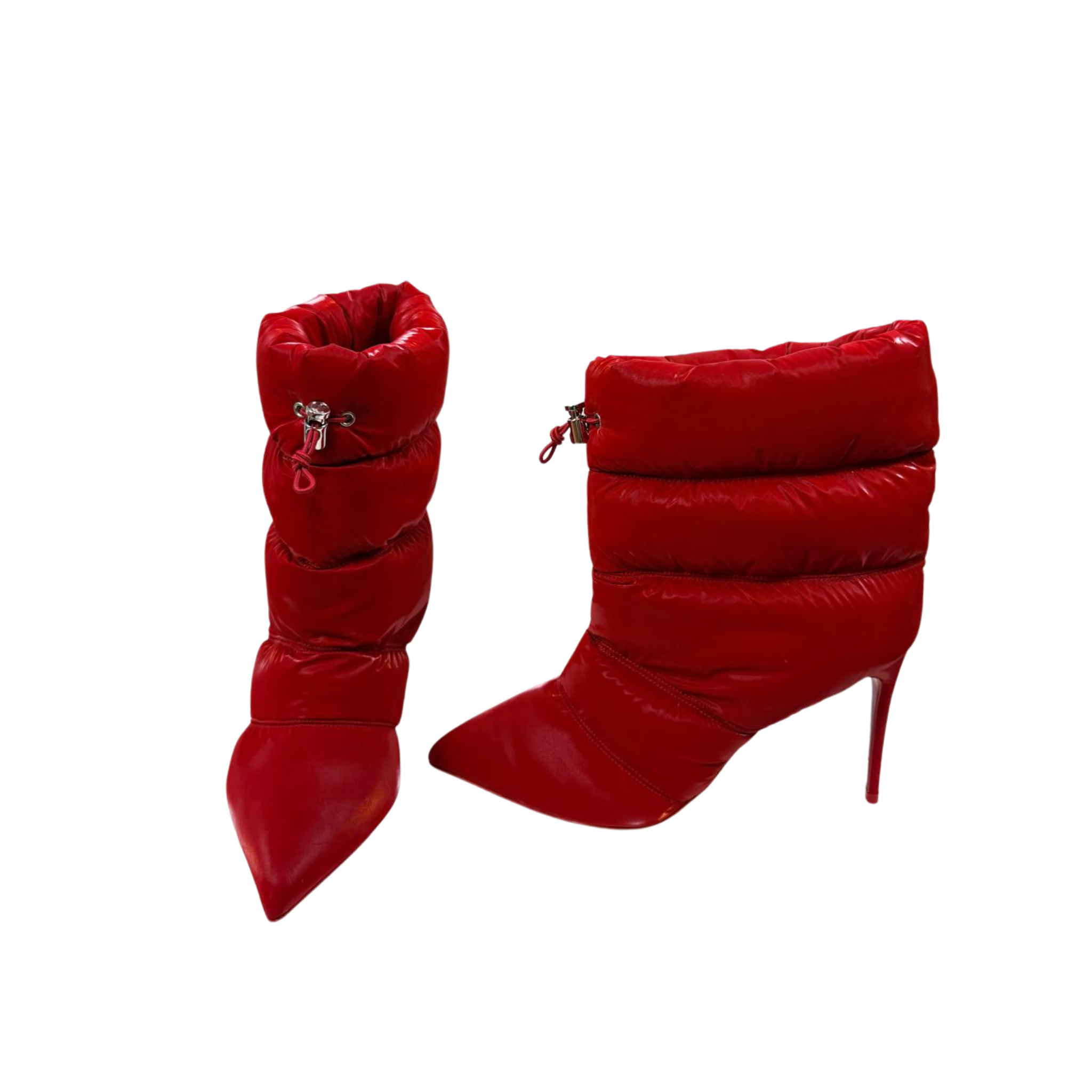 Louboutin Puffer Stiefeletten, Gr. 38