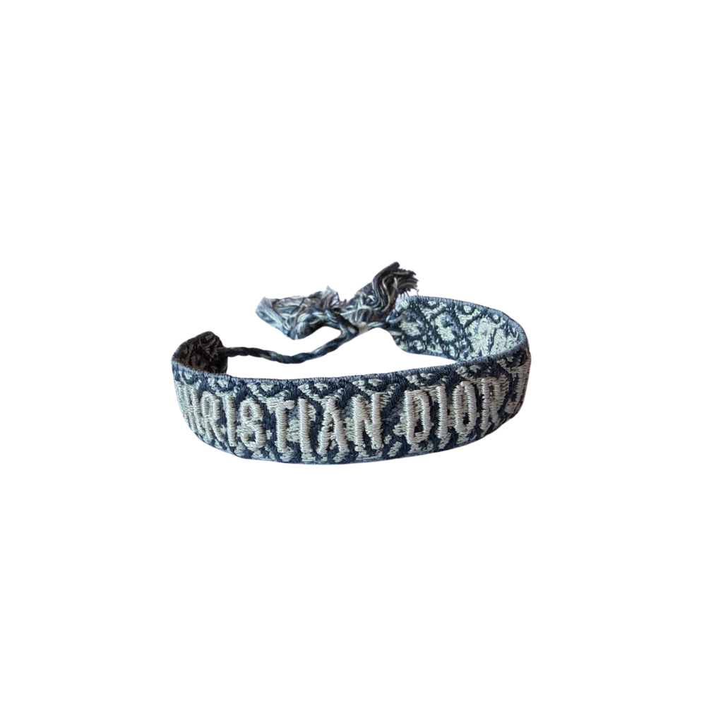 Dior J'adior Armband aus gewebter Baumwolle