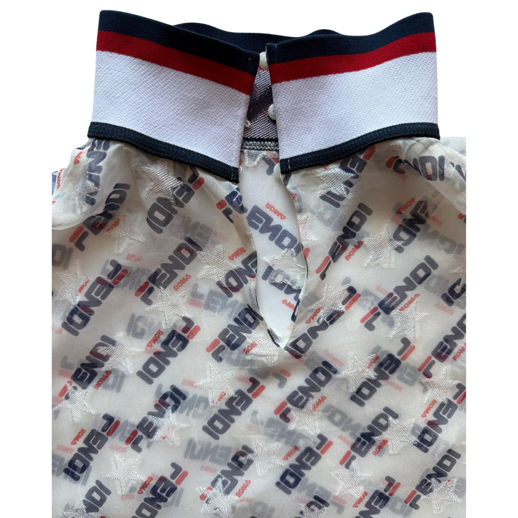 Fendi x FILA Seidenbluse
