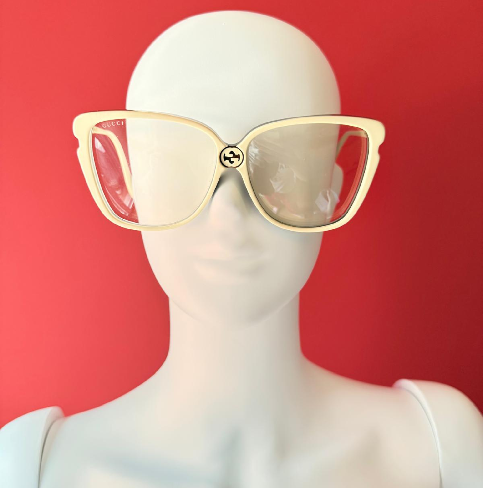 Gucci Brille elfenbein