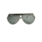 Fendi Eyeline Sonnenbrille im Aviator-Stil mit einem goldenen Rahmen