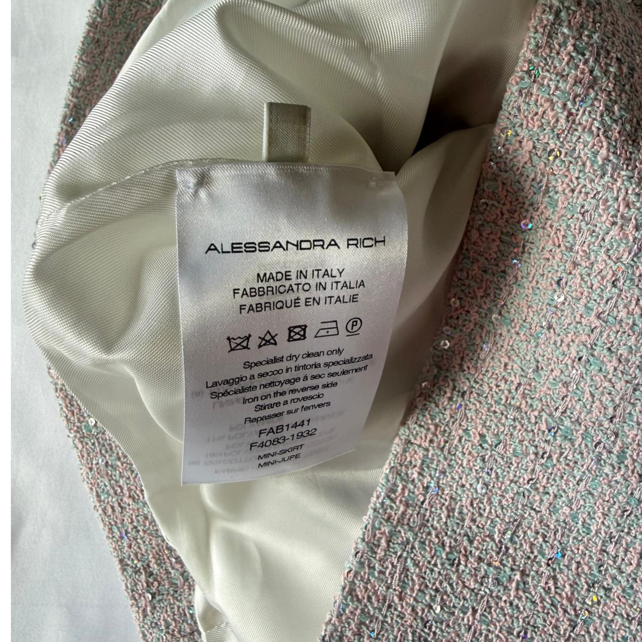 Alessandra Rich Boucle Rock