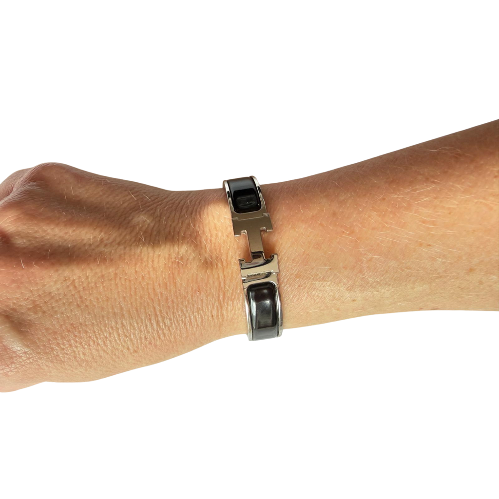 Hermès Clic H, schwarz