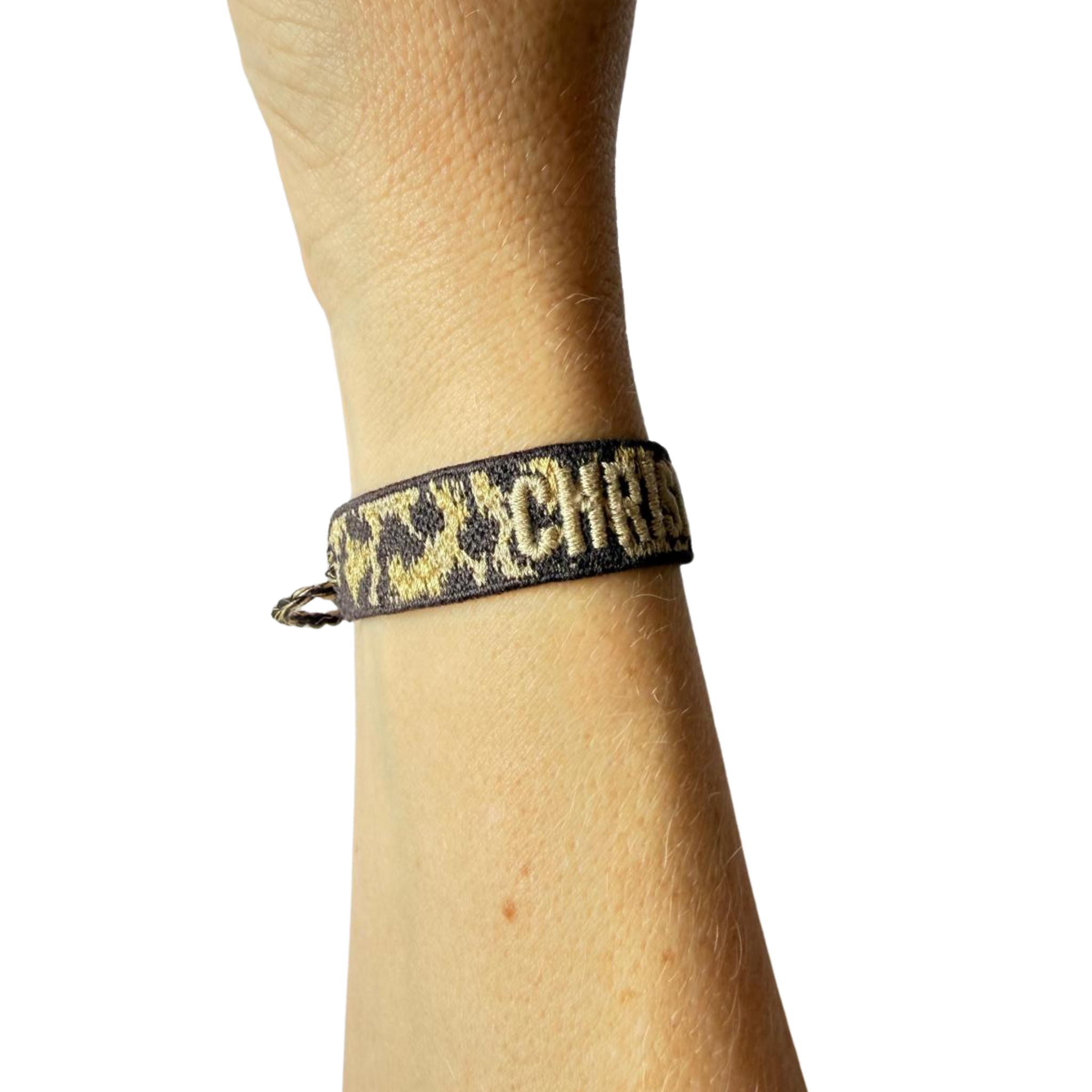 Dior Armband aus gewebter Baumwolle