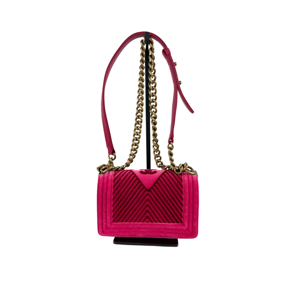 Chanel Boy Bag samt