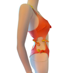 Agent Provocateur, Badeanzug orange gelb