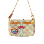 Louis Vuitton, Sammlerstück, Pochette Damier azur Hawai
