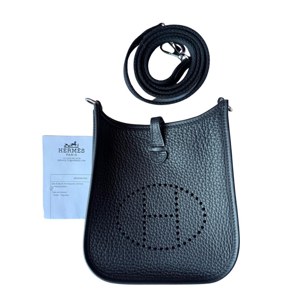 Hermès Evelyne TPM Schwarz, SHW