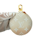 Louis Vuitton Mini Wallet und Taschenschmuck, rose/beige