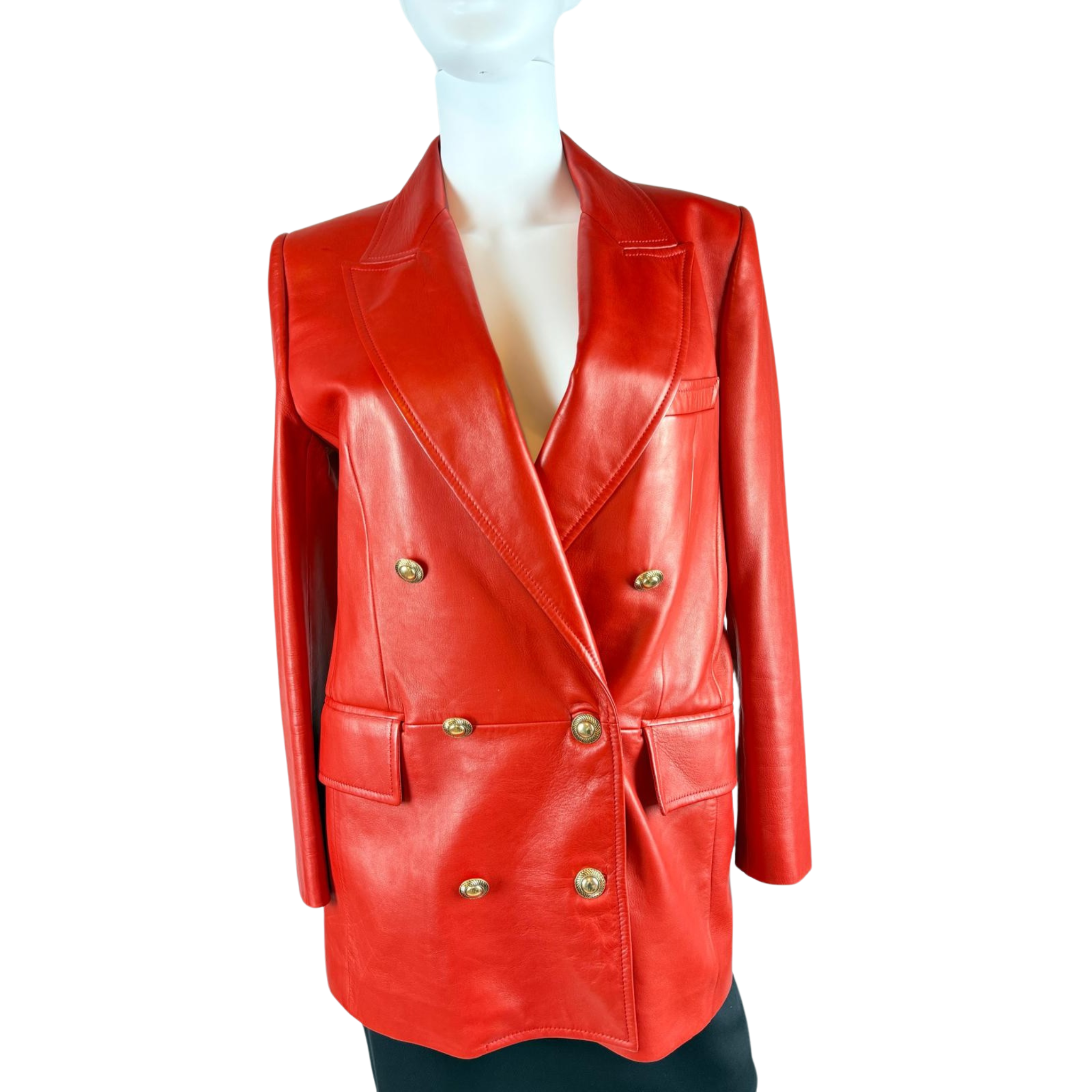 Saint Laurent Lederjacke