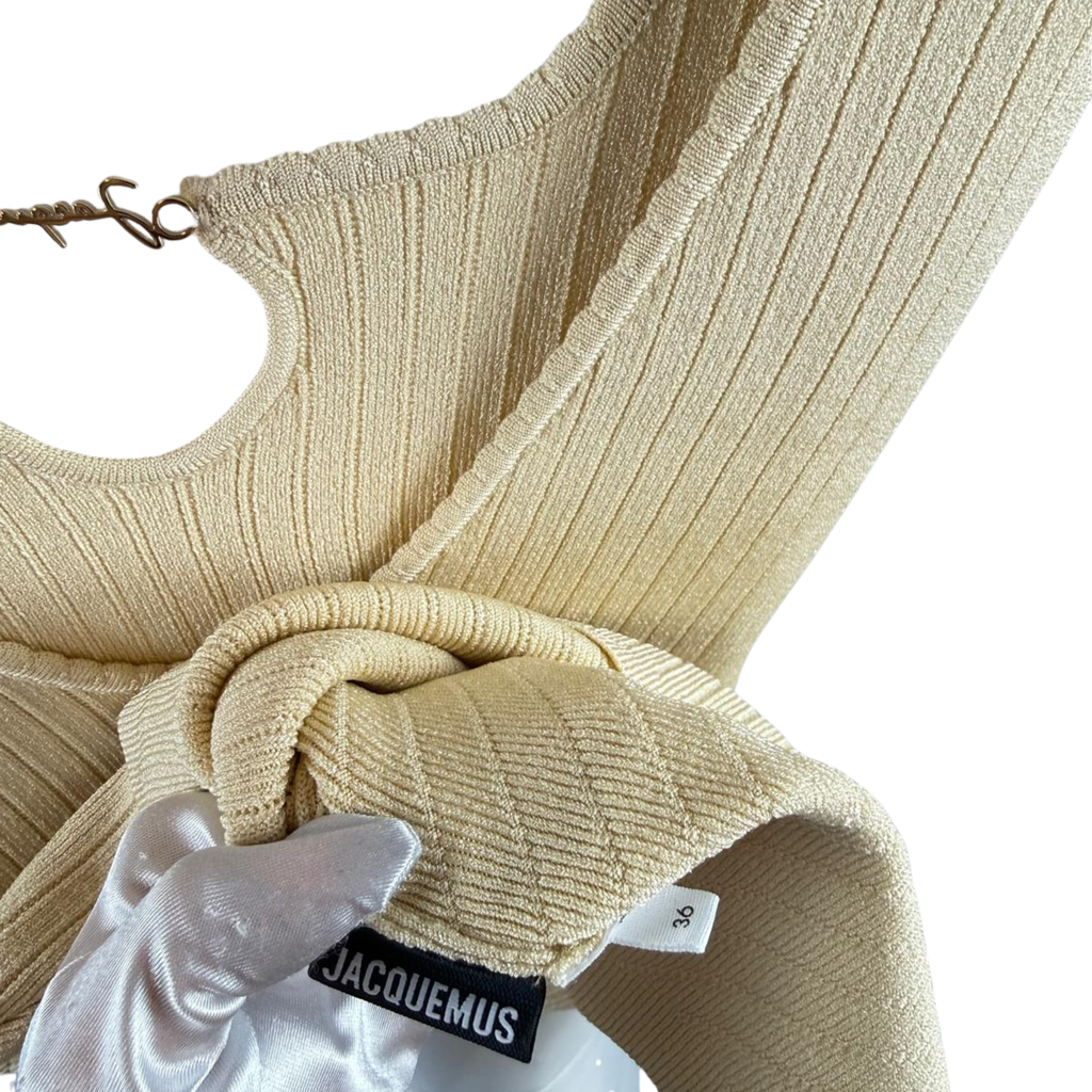 Jacquemus Kleid beige