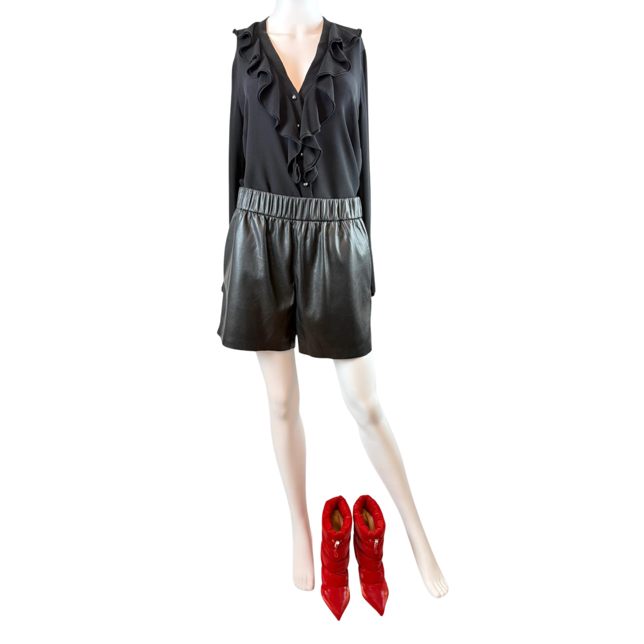 Anine Bing Ledershorts