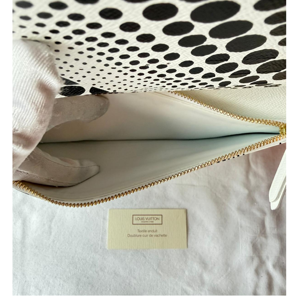 Louis Vuitton x Kusama wallet dots weiss/schwarz, 2012