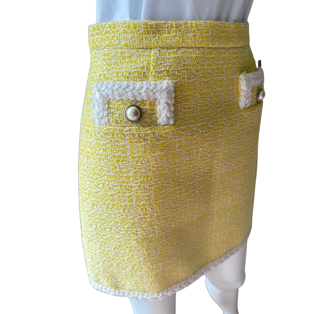 Alessandra Rich Tweed Rock