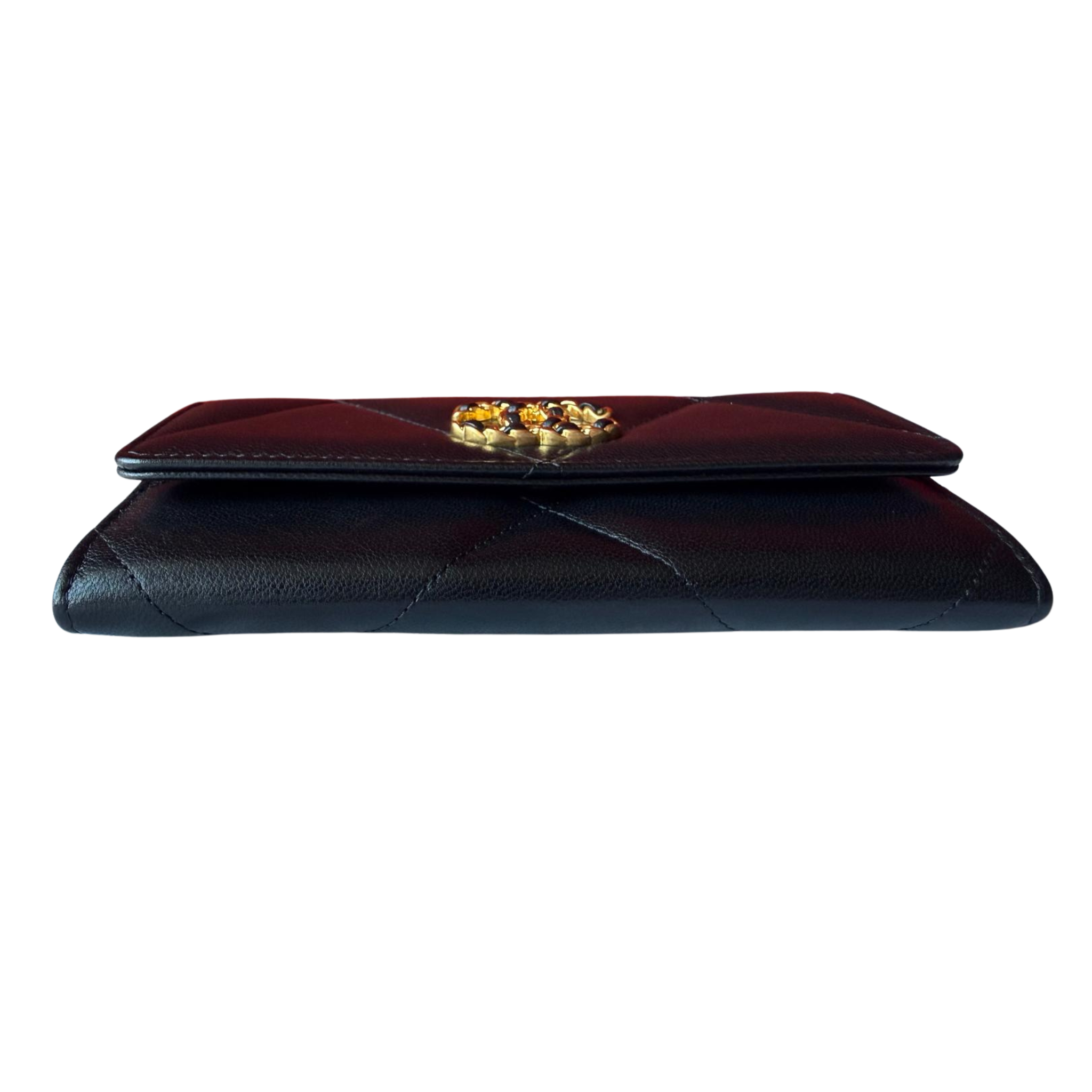 Chanel 19 Long Flap Wallet, Kalbsleder