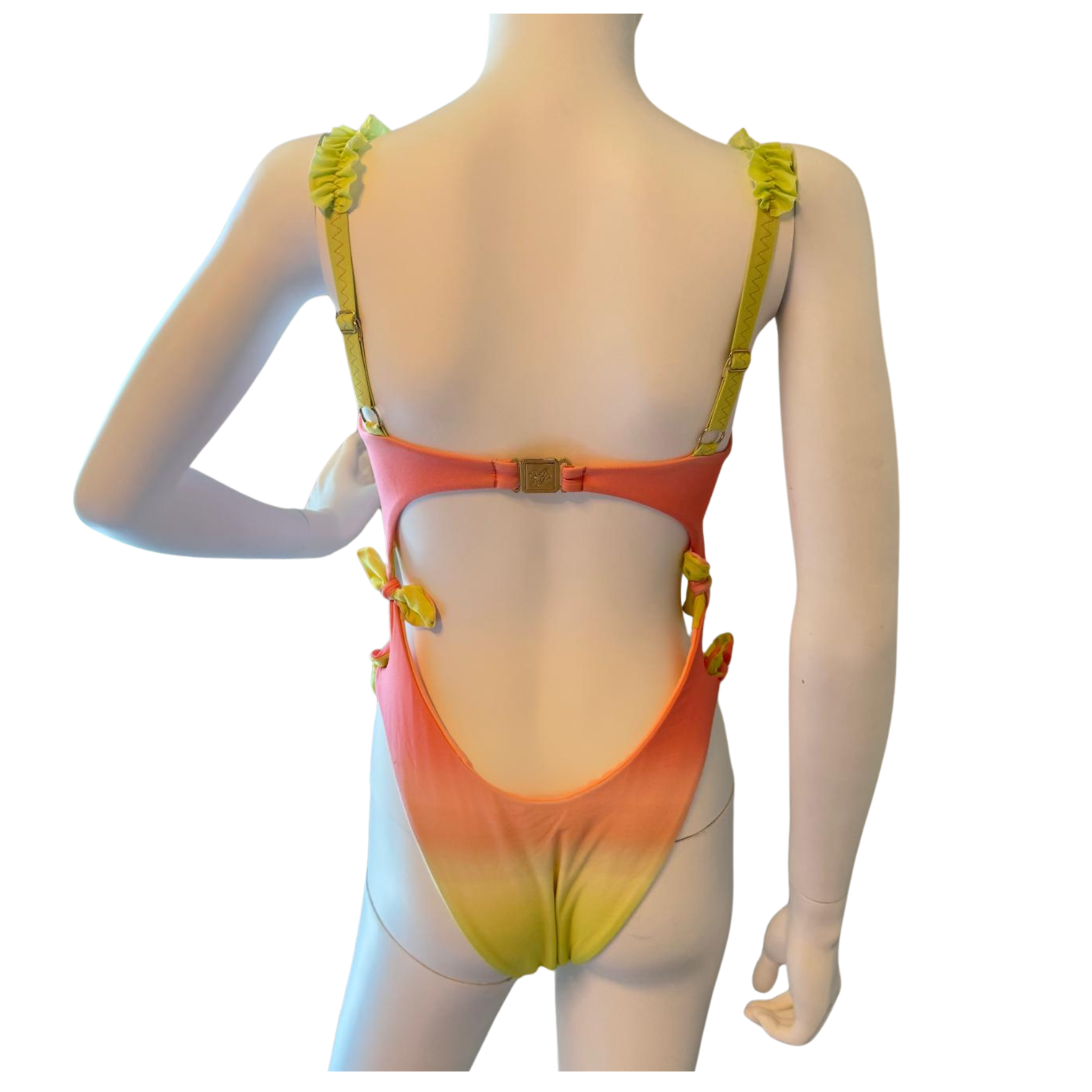 Agent Provocateur, Badeanzug orange gelb