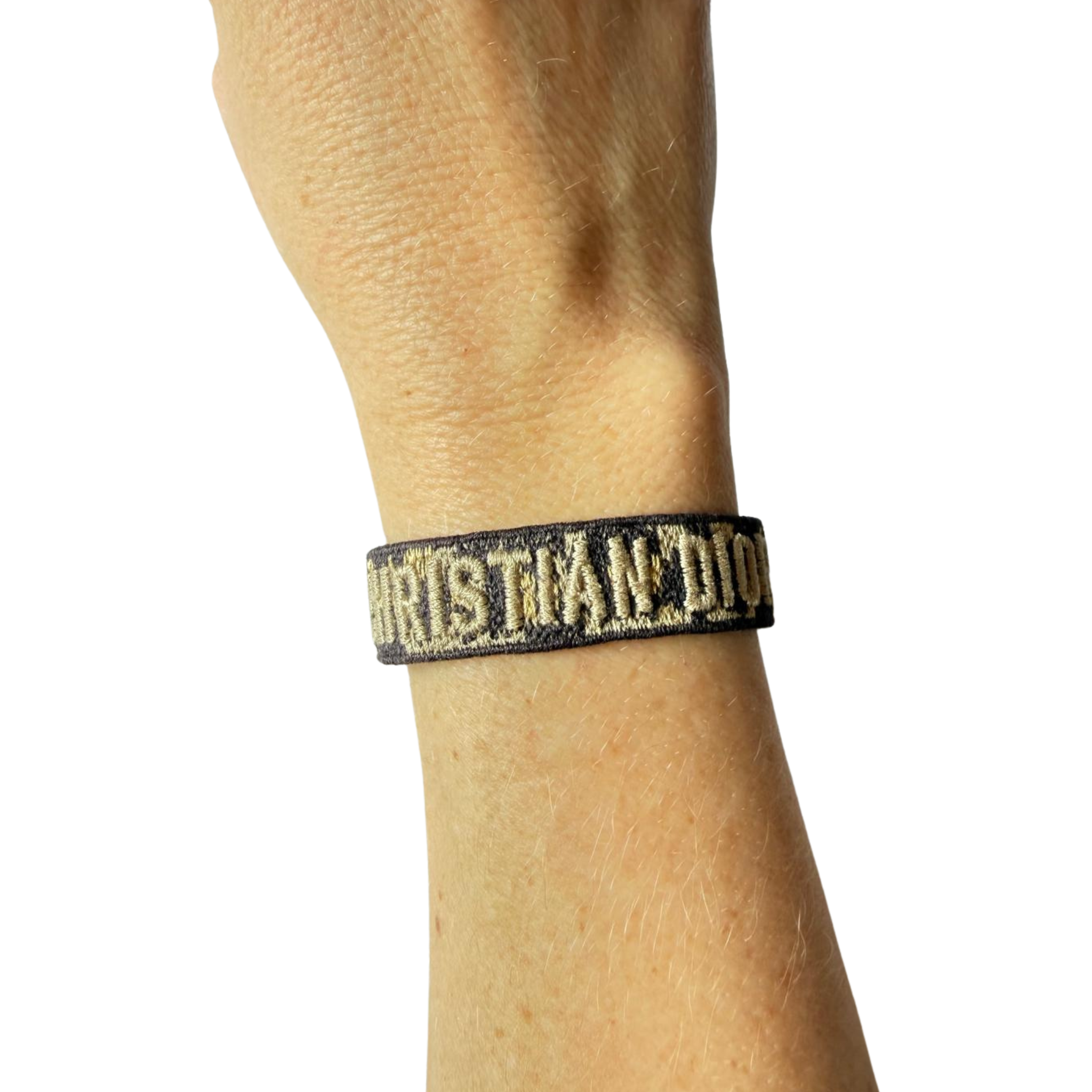Dior Armband aus gewebter Baumwolle