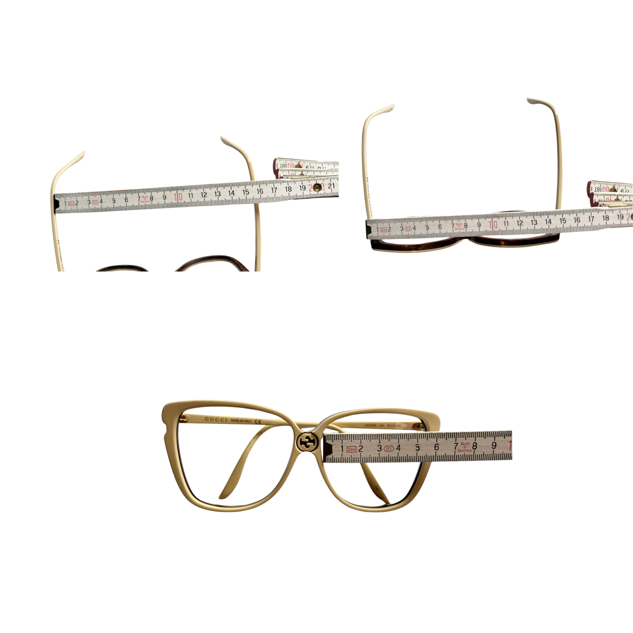Gucci Brille elfenbein
