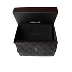 Chanel Portmonee, SHW, Kaviarleder