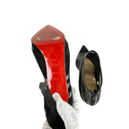 Louboutin Mesh Wildleder, Gr. 37.5