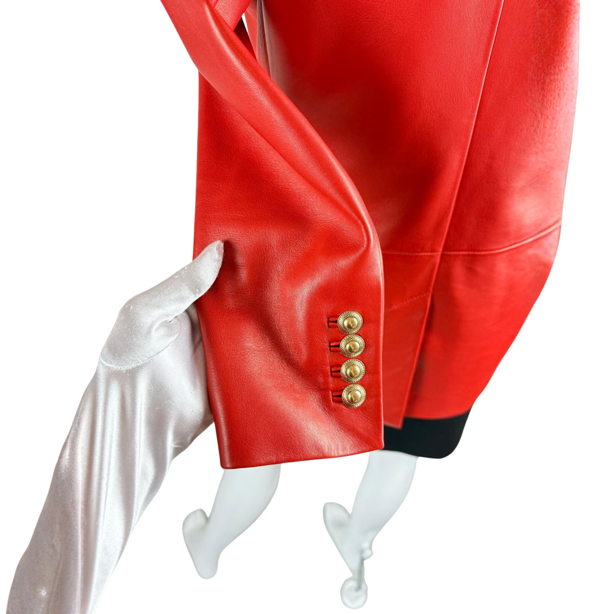 Saint Laurent Lederjacke