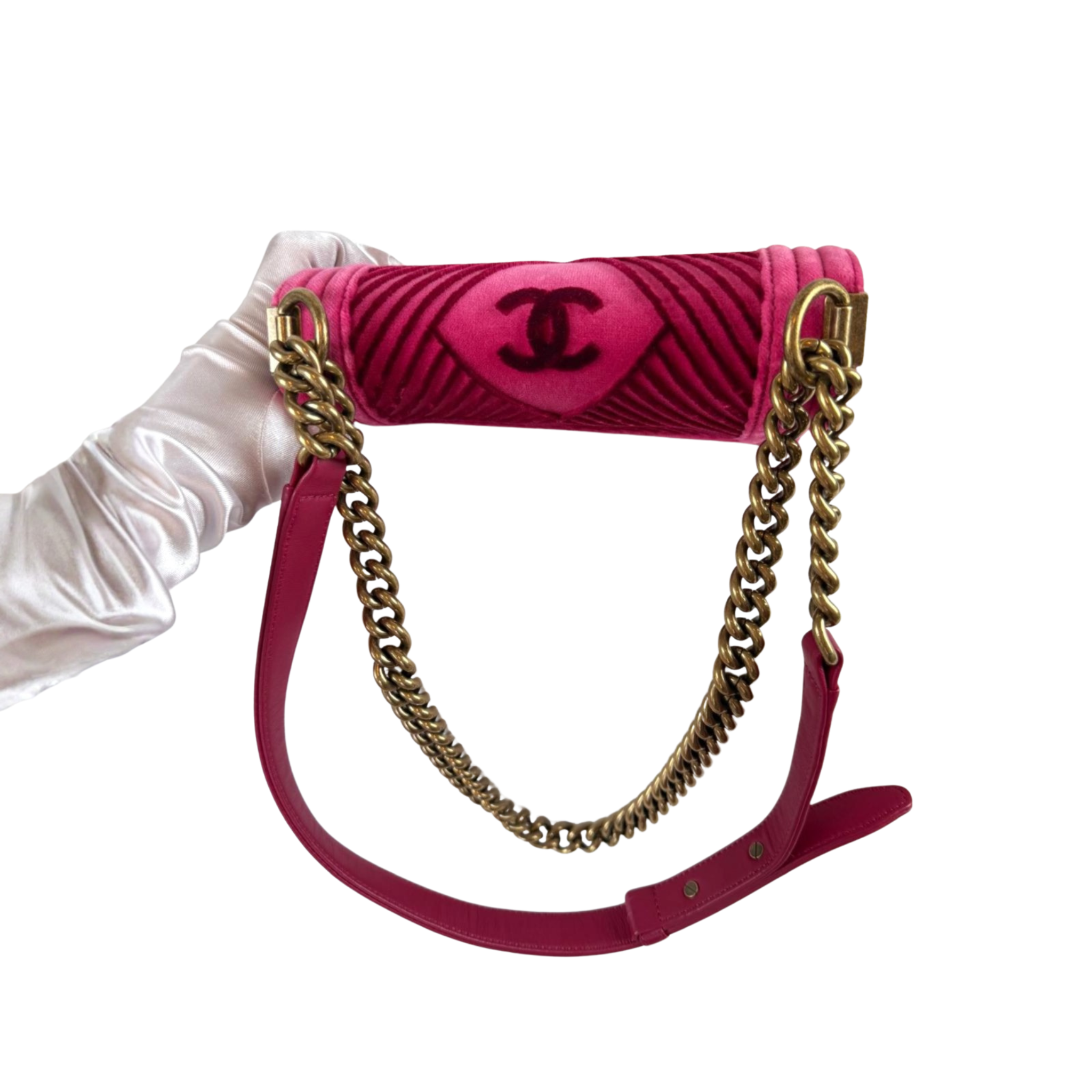 Chanel Boy Bag samt