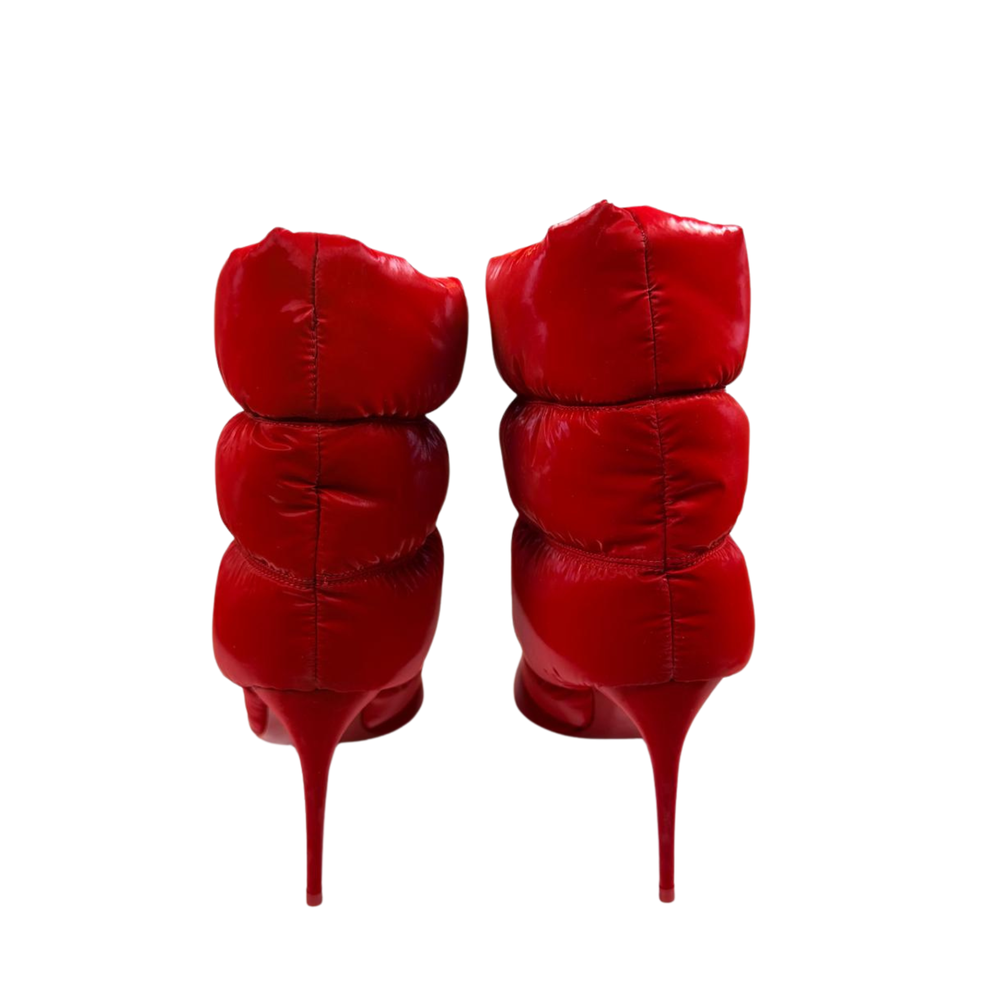 Louboutin Puffer Stiefeletten, Gr. 38