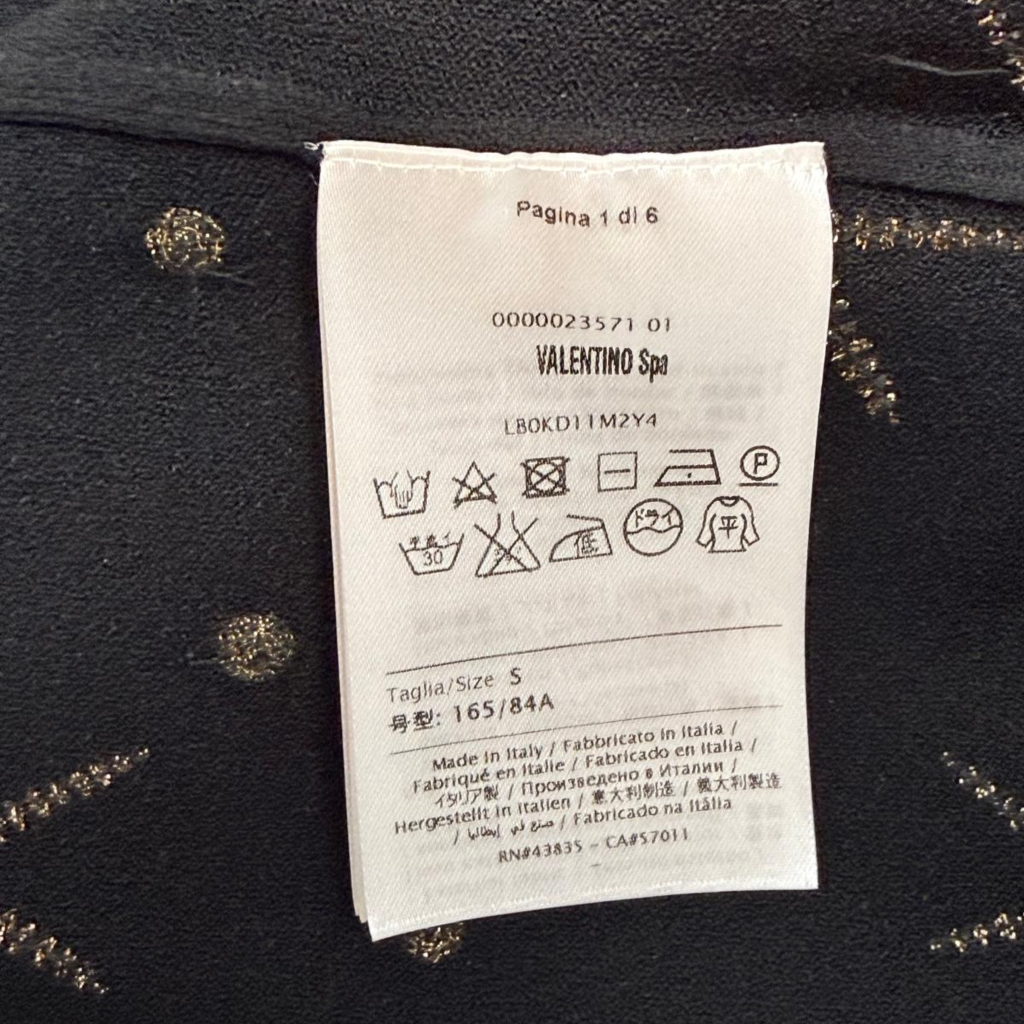 Valentino Kleid mit Sternen